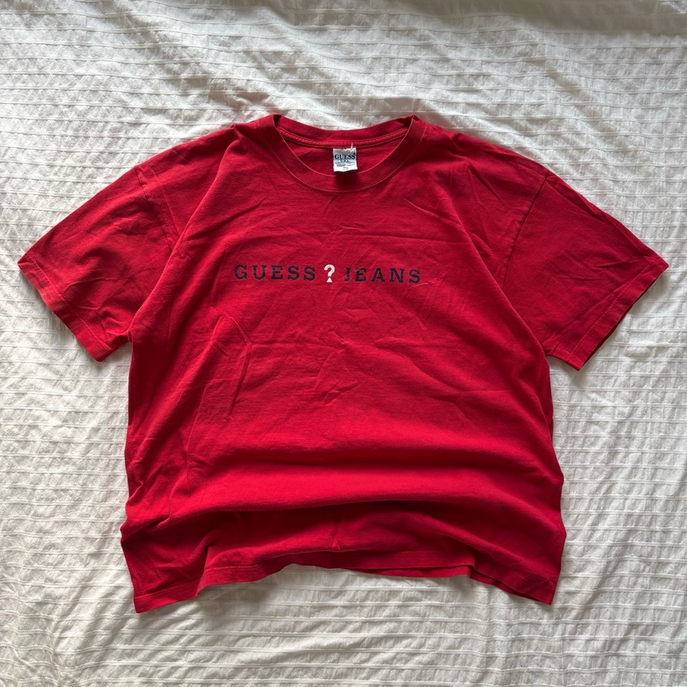 Guess Jeans Red T-Shirt